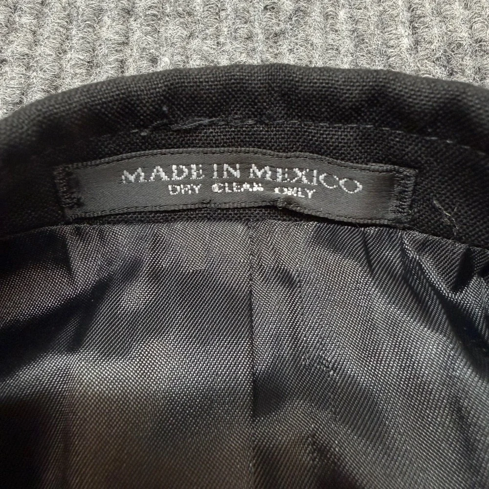 Raffinati Tuxedo Blazer Mens 40R Black Single Button Formal Dinner Jacket Mexico